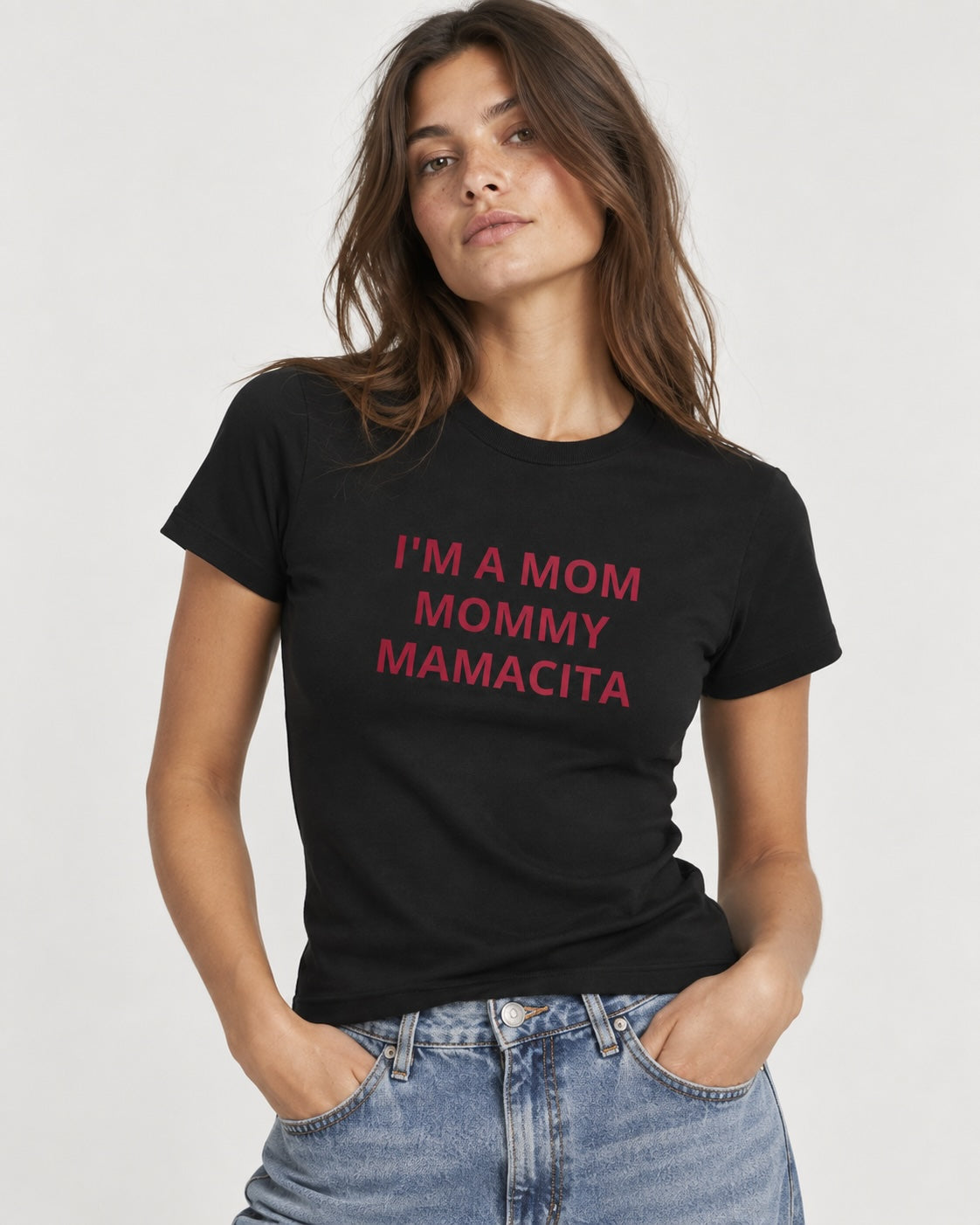 I'm a Mom — Fitted Tee